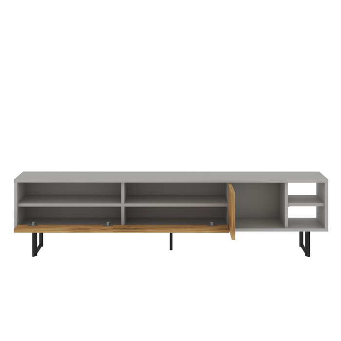 Hanah Home Luga Soporte de TV Gris y Roble